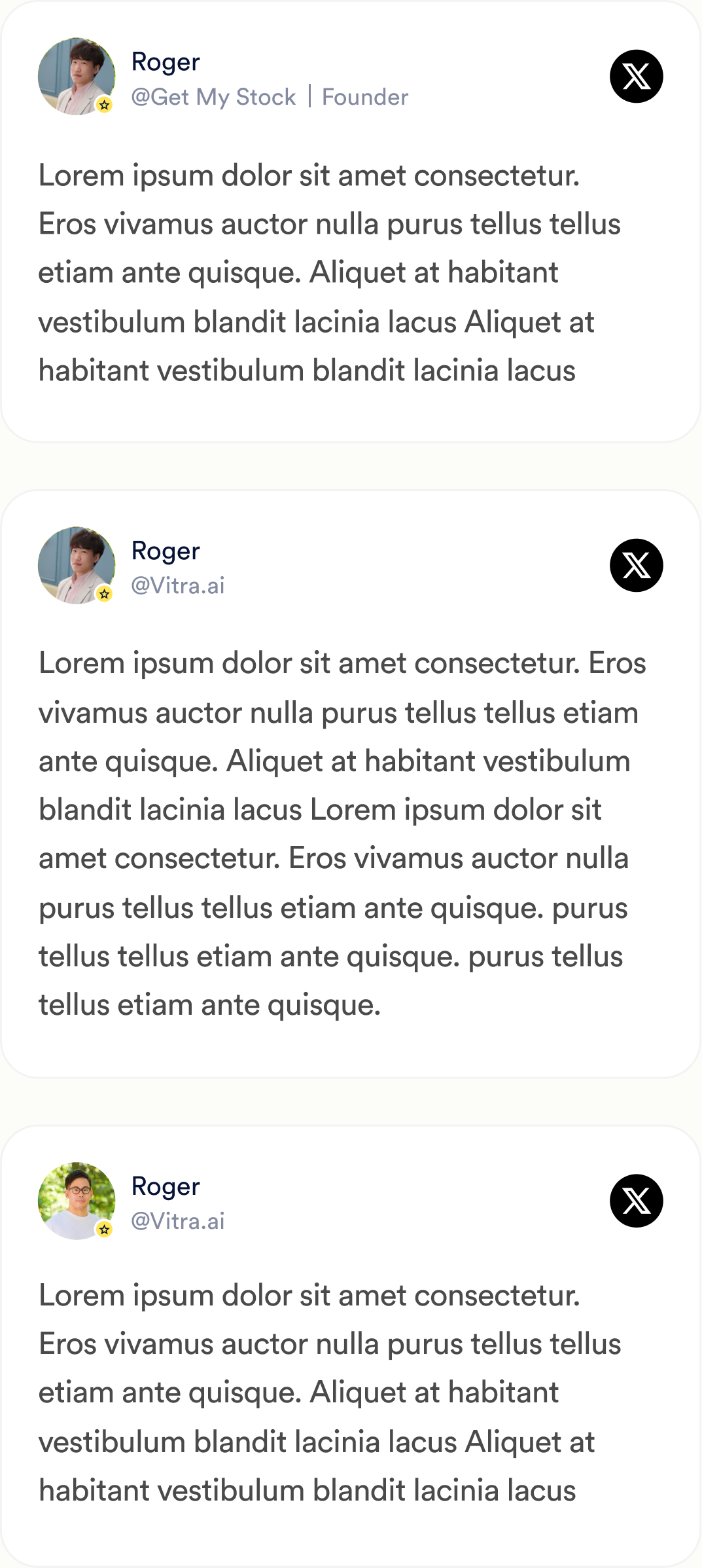 Testimonials from Product Hunt and Twitter